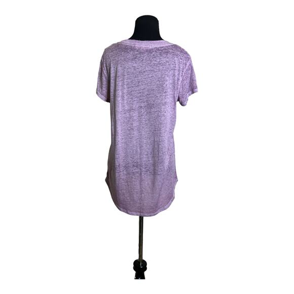 WallFlower purple short sleeves y shirt size L - Picture 8 of 11